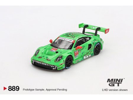 (Preorder) Mini GT 1:64 Porsche 911 GT3 R #77 AO Racing 2024 IMSA Daytona 24 Hrs GTD Pro 2nd Place Online Sale