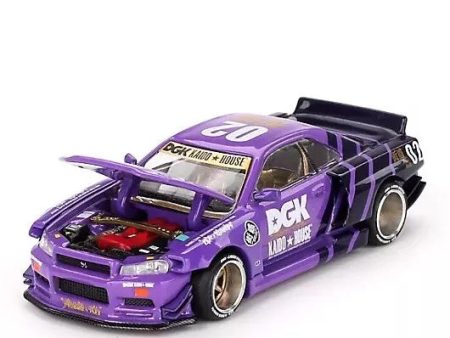 Kaido House x DGK 1:64 Nissan Skyline GT-R (R34) ROULETTE RACER Online Sale