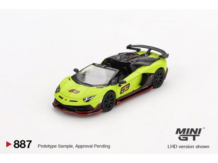 (Preorder) Mini GT 1:64 Lamborghini Aventador SVJ 63 Roadster – Verde Shock on Sale