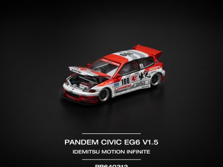 (Pre order) POPRACE 1 64 HONDA PANDEM CIVIC EG6 v1.5 IDEMITSU MOTION INFINITE Online Sale