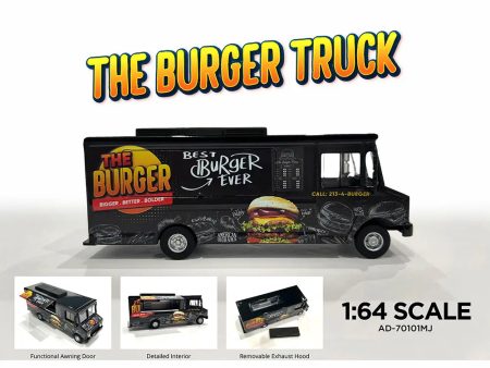 (Preorder) American Diorama 1:64 Food Truck The Burger Truck – Limited Edition MiJo Exclusives Sale