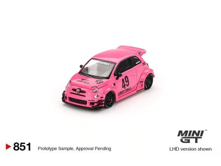 (Preorder) Mini GT 1:64 ABARTH 595 LB-WORKS x Abas Works – Pink Cheap