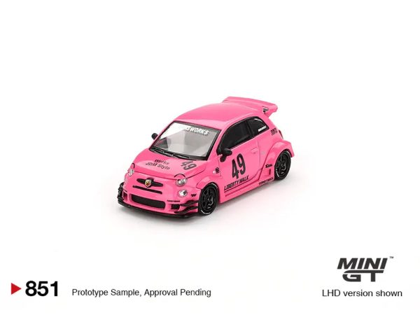 (Preorder) Mini GT 1:64 ABARTH 595 LB-WORKS x Abas Works – Pink Cheap