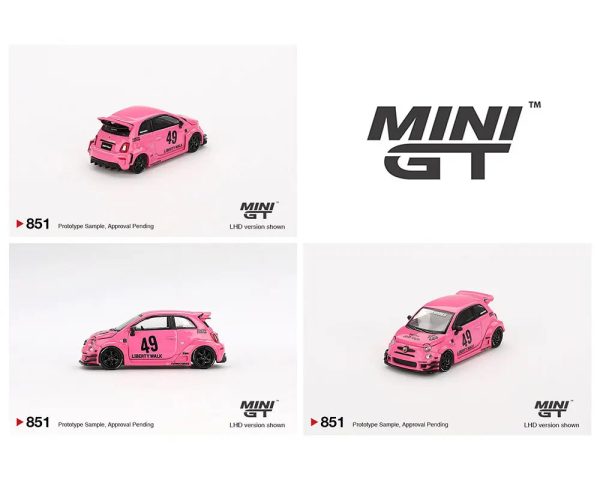 (Preorder) Mini GT 1:64 ABARTH 595 LB-WORKS x Abas Works – Pink Cheap