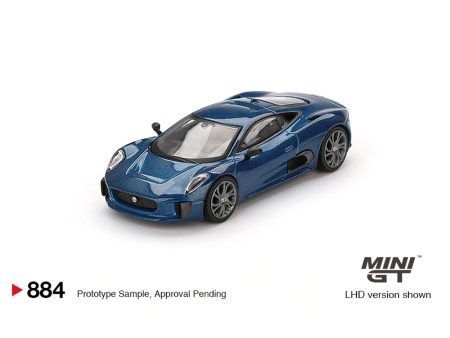 (Preorder) Mini GT 1:64 Jaguar C-X75 – Blue For Sale