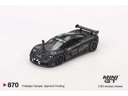 (Preorder) Mini GT 1:64 McLaren F1 GTR #59 1995 Le Mans 24Hr Winner – Post-Race Weathered Matte Black Supply