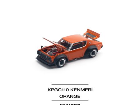 (Pre order) POPRACE 1 64 Nissan SKYLINE GT-R V8 DRIFT (KENMERI) ORANGE For Discount