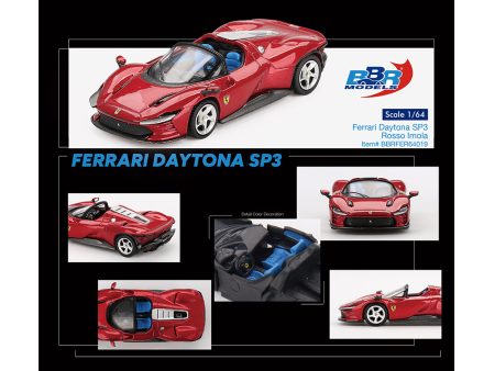 (Preorder) BBR Models 1:64 Ferrari Daytona SP3 – Rosso Imola – Limited Edition For Discount