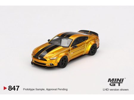 (Preorder) Mini GT 1:64 LB-WORKS FORD MUSTANG – LB Gold- Limited Edition Sale