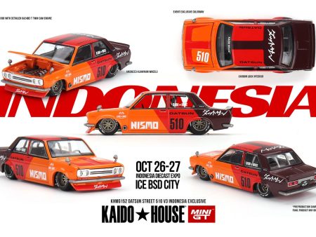 (Bundle) Kaido House 1 64 DATSUN STREET 510 V3 Indonesia event exclusive Fashion