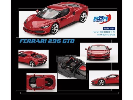 (Preorder) BBR Models 1:64 Ferrari 296 GTB – Rosso Imola – Limited Edition Cheap