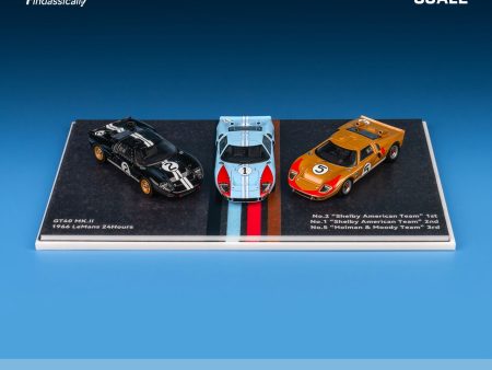 (Preorder) Findclassically 1 64 Ford GT40 Mk.2 1966 LeMans 3 Cars Winners set Limited to 200 sets Fashion