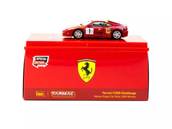 Tarmac Works 1 64 Ferrari F355 Challenge Macau Super Car Race 1994 Winner Hong Kong Toy Car Salon For Discount