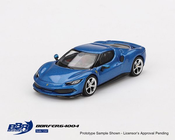 (Preorder) BBR Models 1:64 Ferrari 296 GTB – Blu Corsa – Limited Edition Fashion