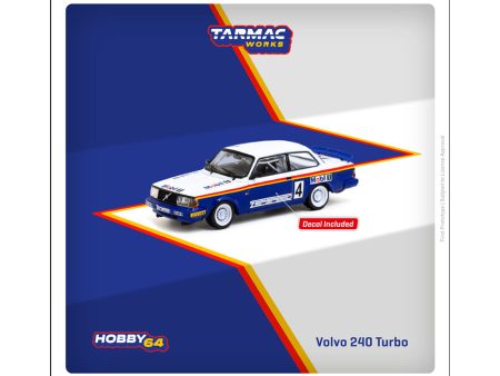 (Preorder) Tarmac Works 1:64 Volvo 240 Turbo Malaysian Group A Championships 1987 Winner Per-Gunnar Andersson- Hobby64 Online Hot Sale