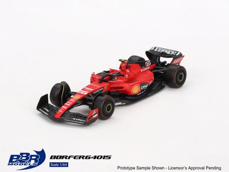 (Preorder) BBR Models 1:64 Ferrari SF23 #55 C. Sainz 2023 Bahrain GP – Limited Edition Hot on Sale