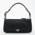 PRADA Nylon leather Bijou Shoulder Bag Black Supply