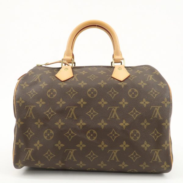 Louis Vuitton Monogram Speedy 30 Hand Bag Boston Bag M41108 on Sale