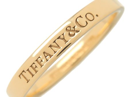 Tiffany&Co. Tiffany Flat Band Ring K18 750YG  #58.5 US8.5-9 Sale