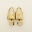 Louis Vuitton Set of 10 Lock & Key Cadena Key Lock Metal Gold For Sale