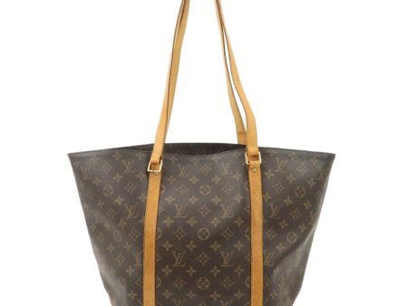 Louis Vuitton Monogram Sac Shopping Shoulder Bag Brown M51108 Online now