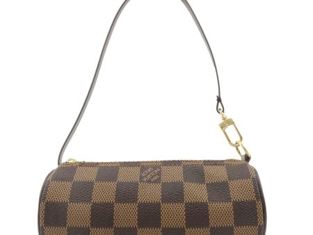 Louis Vuitton Damier Mini Pouch for Papillon Bag Brown Supply