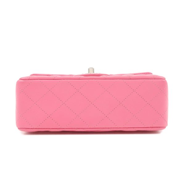 CHANEL Mini Matelasse 20 Lamb Skin Chain Shoulder Bag Pink A69900 Cheap