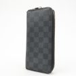 Louis Vuitton Damier Graphite Zippy Wallet Vertical N63095 Supply