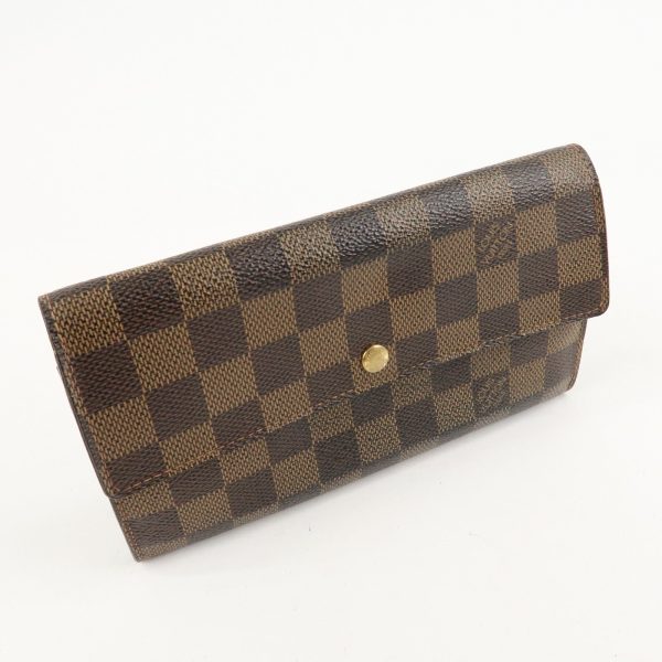 Louis Vuitton Damier Porte Monnaie Cult Credit Long Wallet N61724 For Cheap