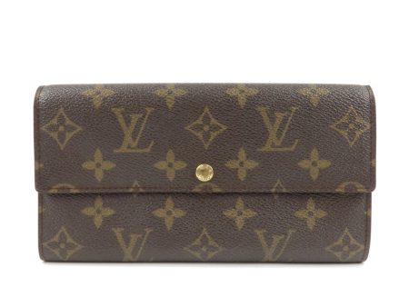 Louis Vuitton Monogram Porte Monnaie Credit Brown M61726 For Discount