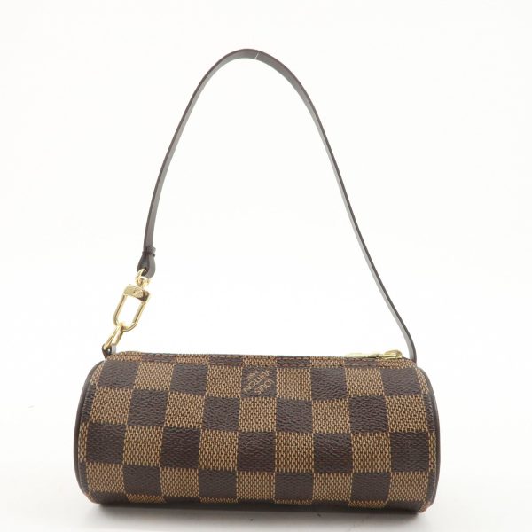 Louis Vuitton Damier Mini Pouch for Papillon Bag Brown Supply