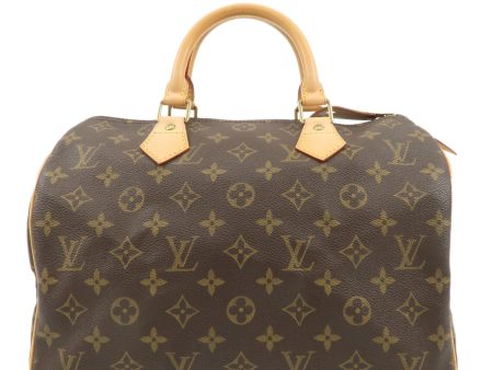 Louis Vuitton Monogram Speedy 30 Hand Bag Boston Bag M41108 on Sale