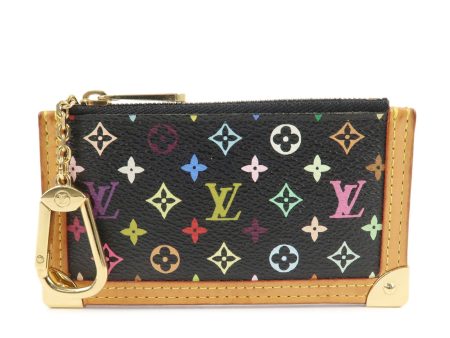 Louis Vuitton Monogram Multi Color Pochette Cles Noir M92654 Discount