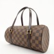 Louis Vuitton Damier Ebene Papillon 26 Hand Bag Brown N51304 Online now