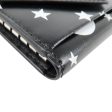 BALENCIAGA Leather 6 Key Case Star Print Black White 499204 Online Hot Sale