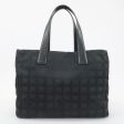 CHANEL New Travel Line Nylon Jacquard Leather Tote PM Black A20457 For Discount