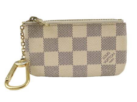 Louis Vuitton Damier Azur Pochette Cles Coin Case N62659 Cheap