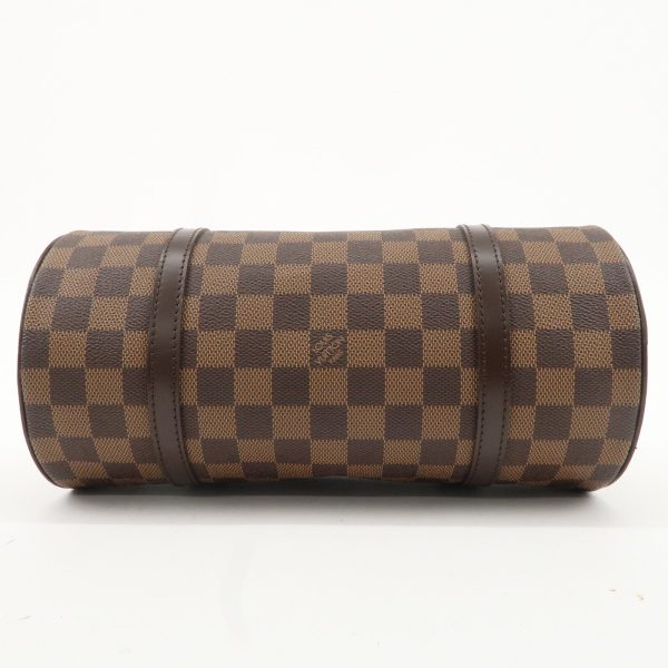 Louis Vuitton Damier Ebene Papillon 26 Hand Bag Brown N51304 Online now