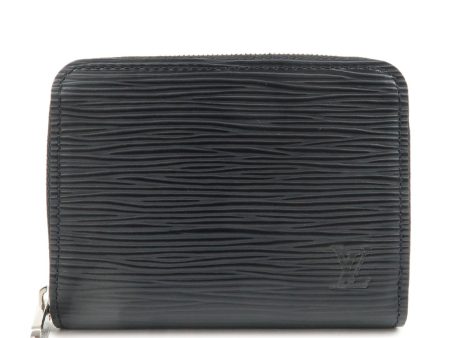 Louis Vuitton Epi Leather Zippy Coin Case Wallet Noir M60152 on Sale