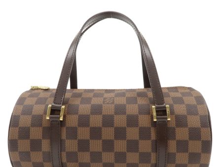 Louis Vuitton Damier Ebene Papillon 26 Hand Bag Brown N51304 Online now