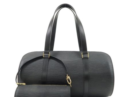 Louis Vuitton Epi Soufflot & Pouch Hand Bag Noir Black M52862 Online Hot Sale