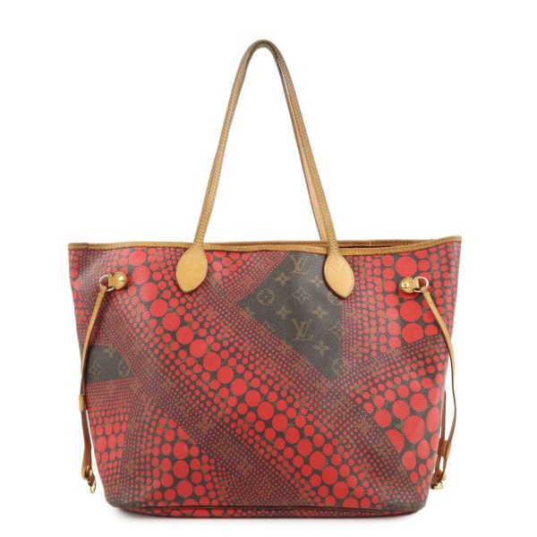 Louis Vuitton Rouge Pumpkin Dots Yayoi Kusama Neverfull MM M40686 Fashion