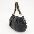 PRADA Leather Chain One-Shoulder Bag Black Gold Hardware Online Hot Sale