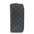 Louis Vuitton Damier Graphite Zippy Wallet Vertical N63095 Supply