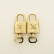 Louis Vuitton Set of 10 Lock & Key Cadena Key Lock Metal Gold For Sale