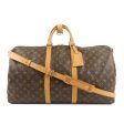 Louis Vuitton Monogram Keep All Bandouliere 55 Bag M41414 Online now