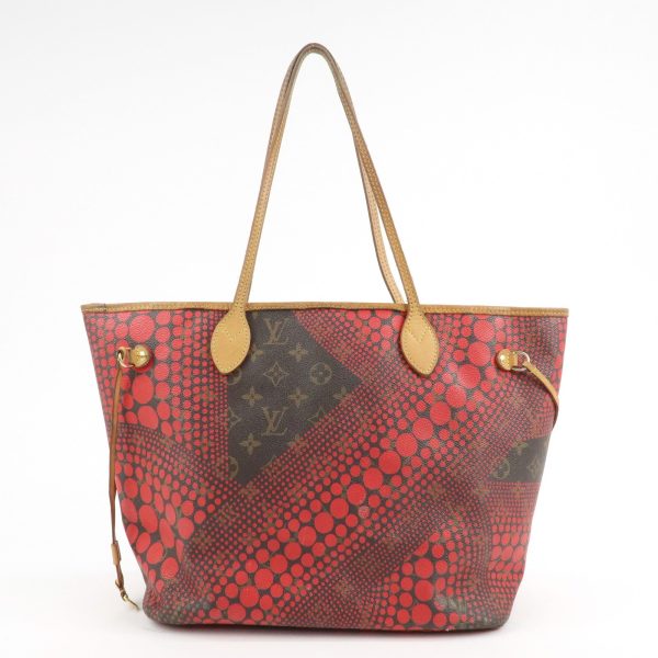 Louis Vuitton Rouge Pumpkin Dots Yayoi Kusama Neverfull MM M40686 Fashion