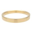 Tiffany&Co. Tiffany Flat Band Ring K18 750YG  #58.5 US8.5-9 Sale