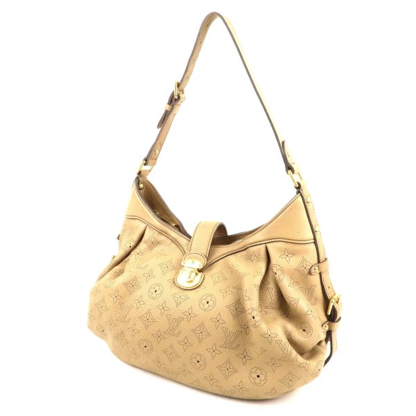 Louis Vuitton Monogram Mahina Neo L Shoulder Bag LightBrown M93979 For Sale