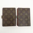 Louis Vuitton Set of 2 Monogram Agenda PM Planner Cover R20005 Sale